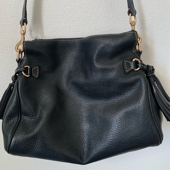 Dooney and Bourke Pebbled Leather Tassel Bag - Picture 6 of 16